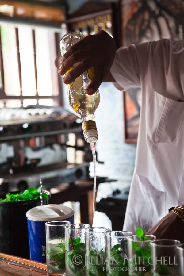 One of the world's most famous bars - La Bodeguita del Medio, apparently once Hemingway's favourite bar in Old Havana and considered the birthplace of the Mojito.