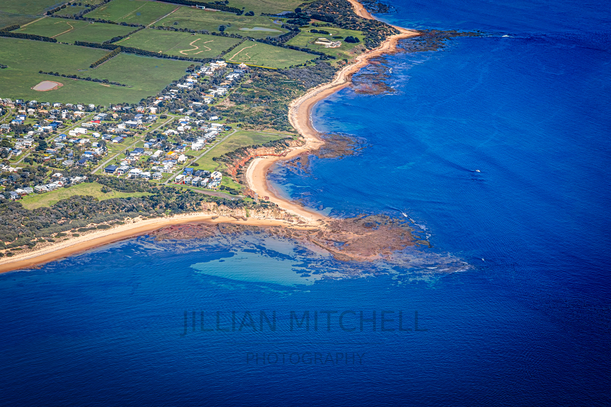 Gorgeous Gossard Point from the air in Ventnor, Phillip Island.